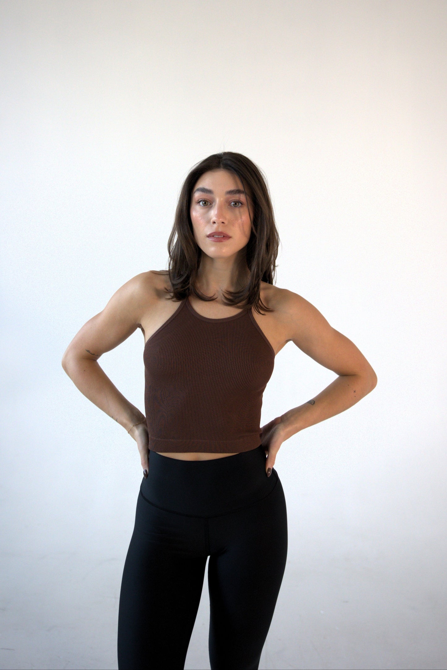 Harmony Tank Chocolate Brown